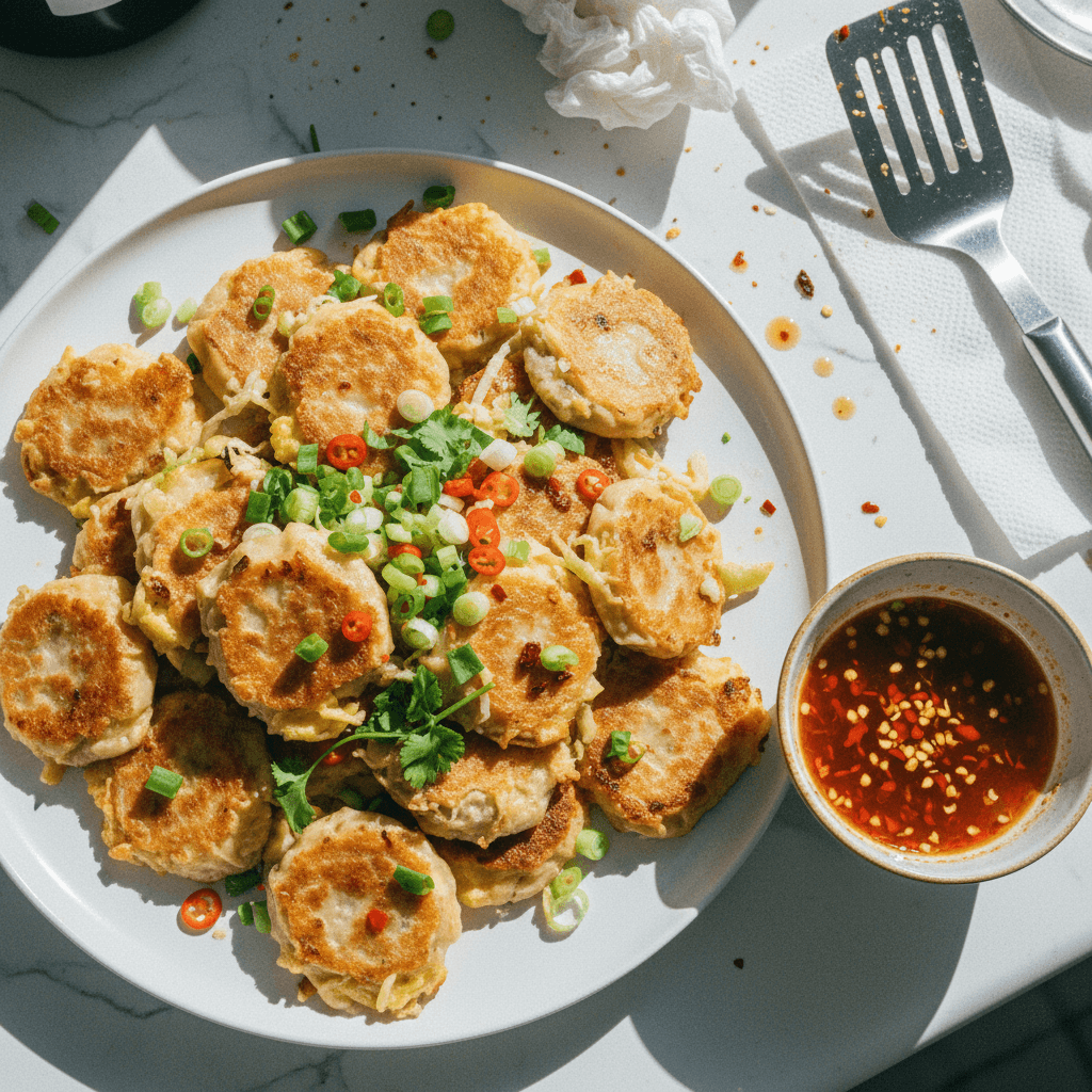Smashed Egg Roll Dumplings