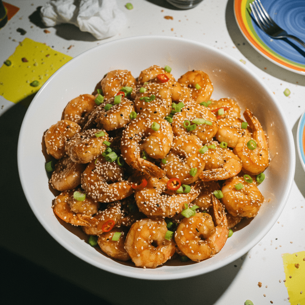 Crispy Honey Garlic Shrimp