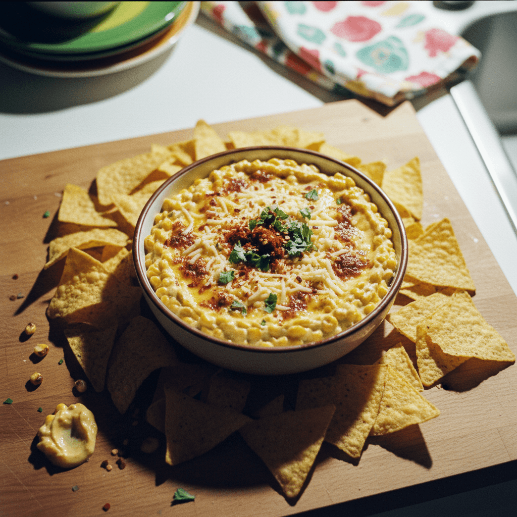 Creamy Cheesy Corn Dip