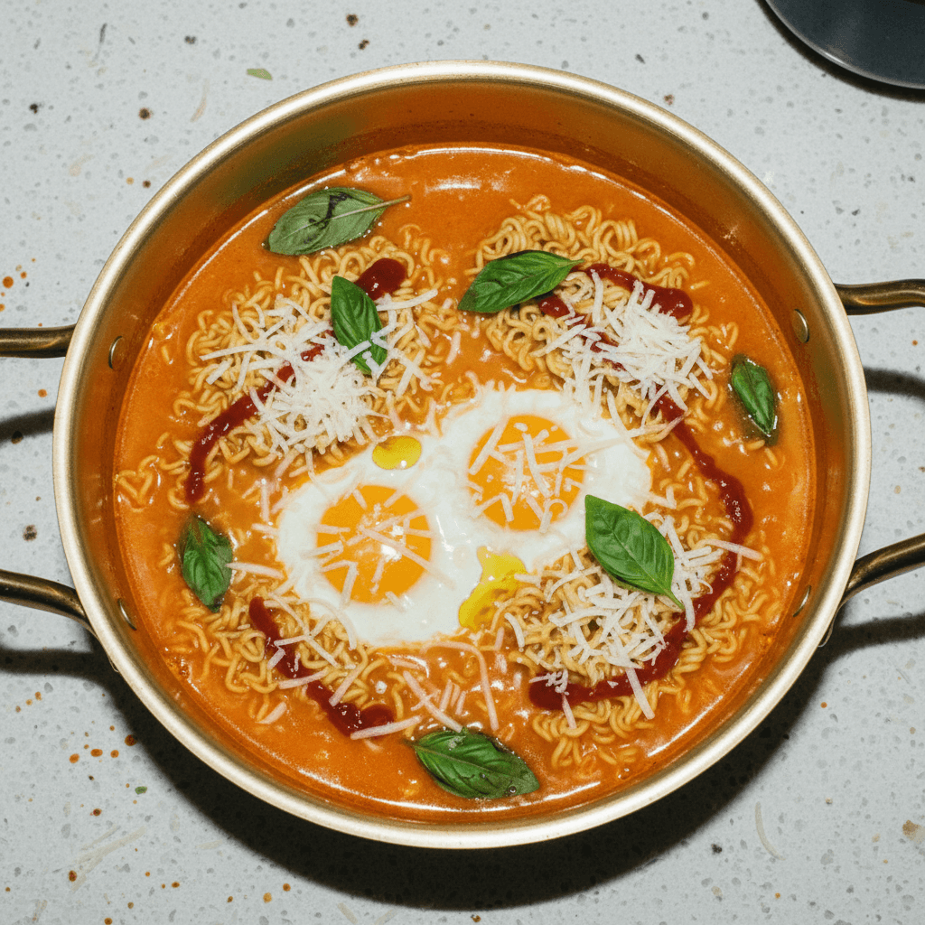 Viral Creamy Tomato Ramen