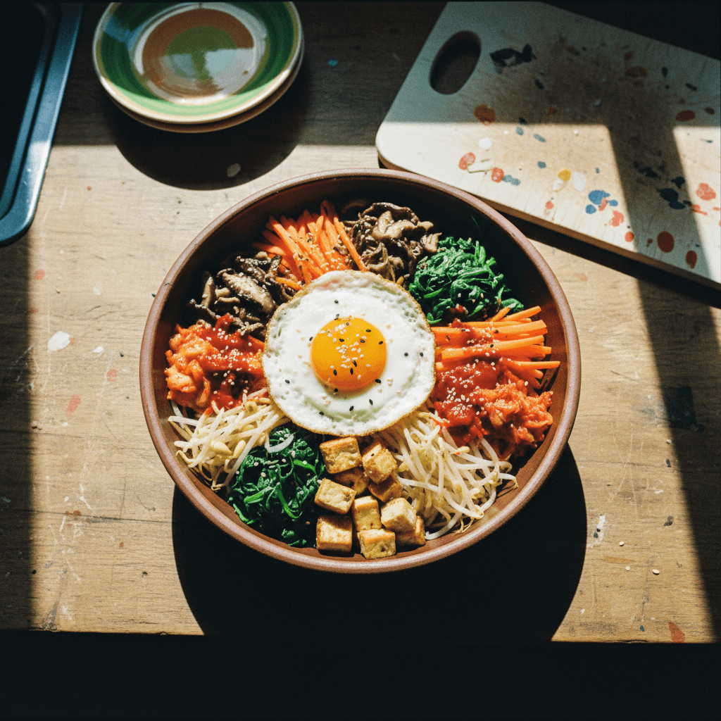 Beefless Bibimbap