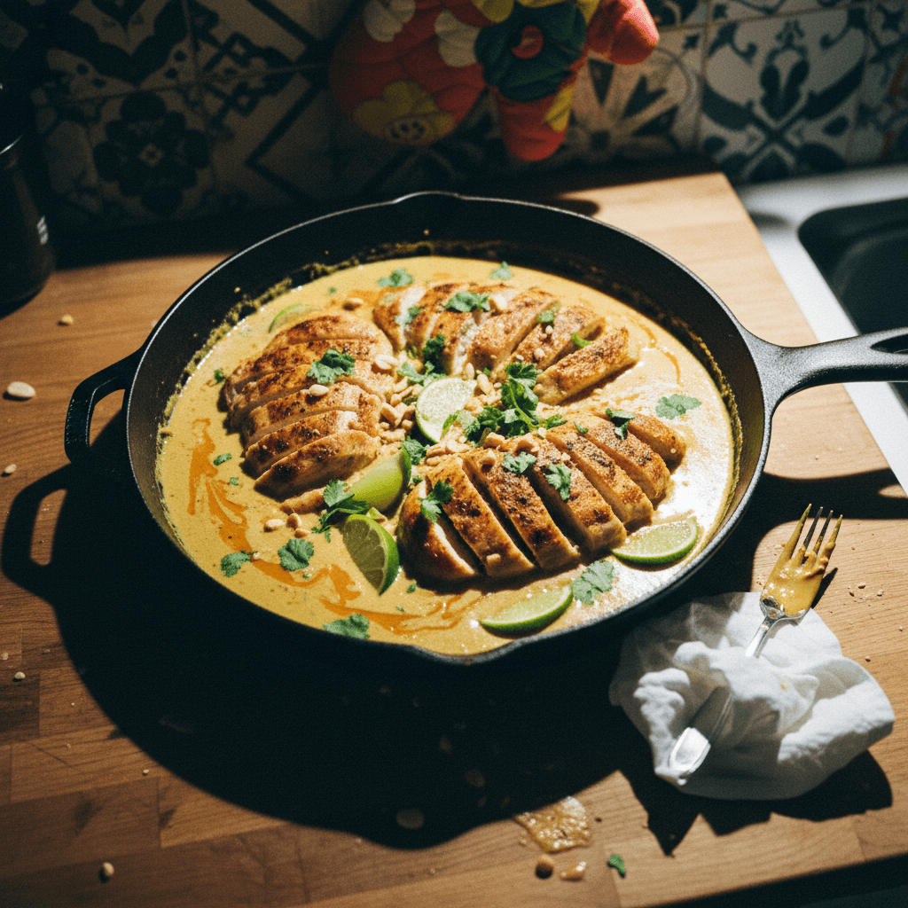 One Pan Coconut Chicken
