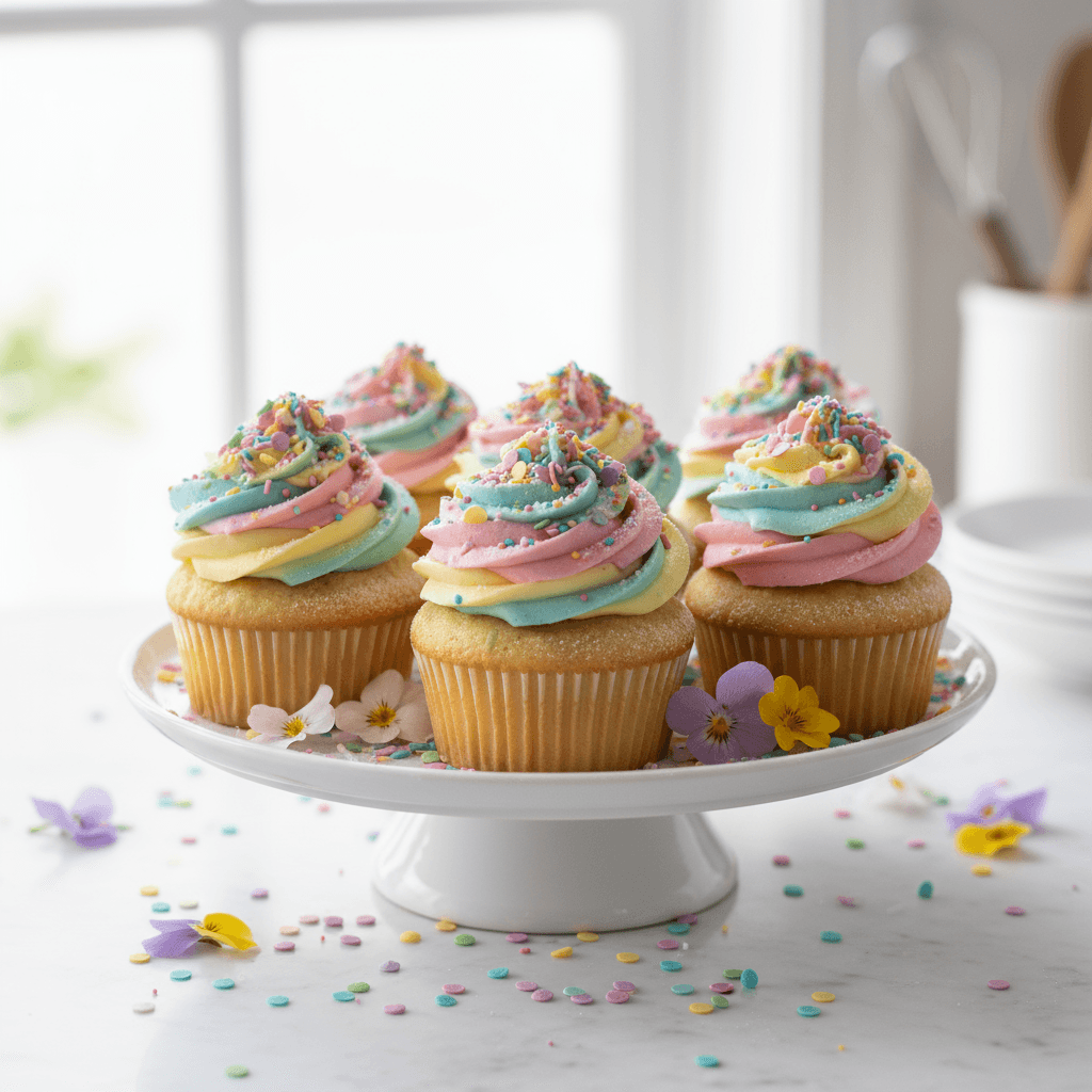 Confetti Celebration Cupcakes
