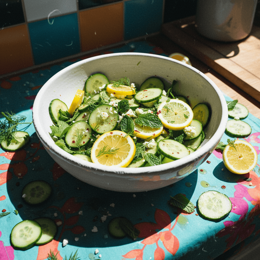Cucumber Lemon Salad