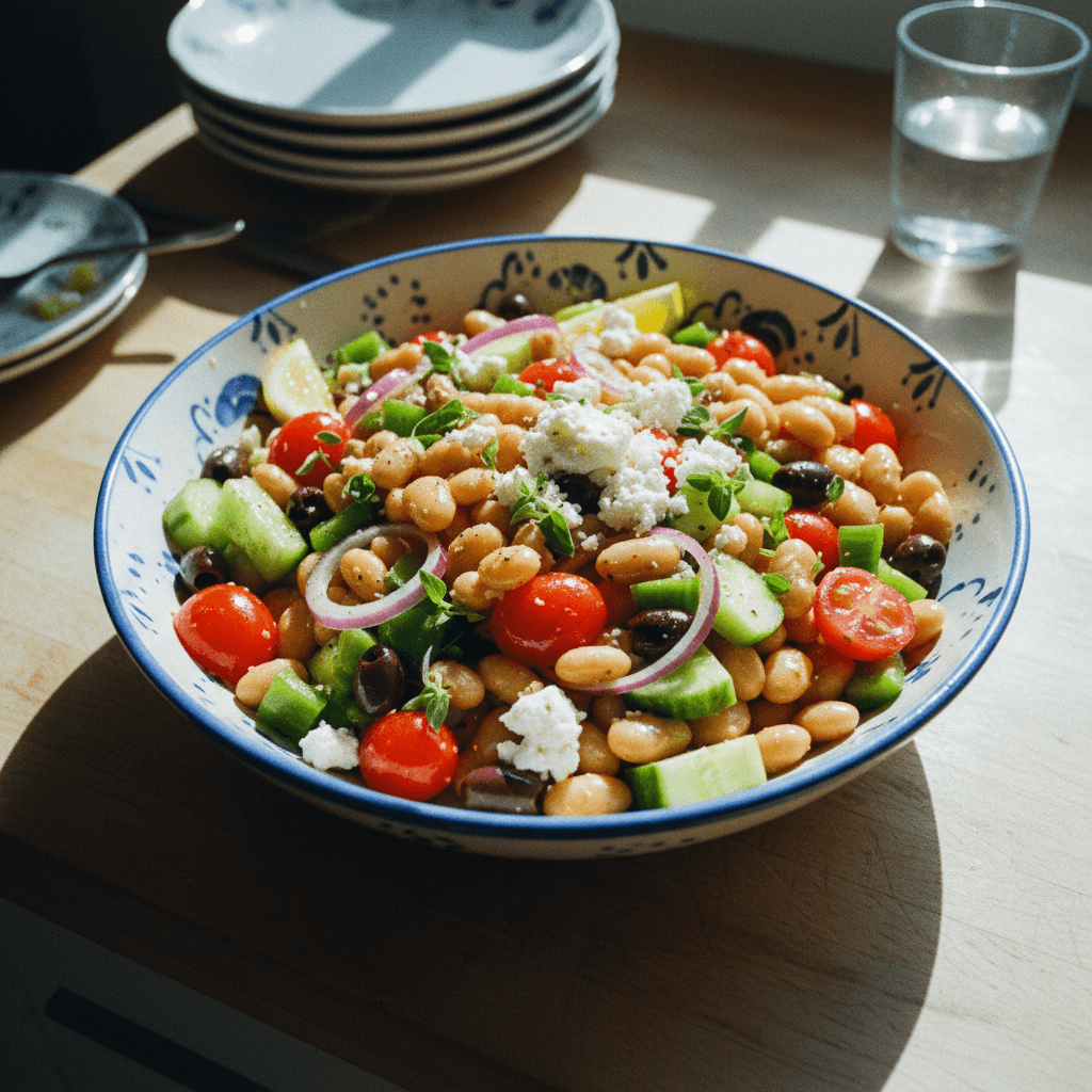 Greek-Inspired Bean Salad