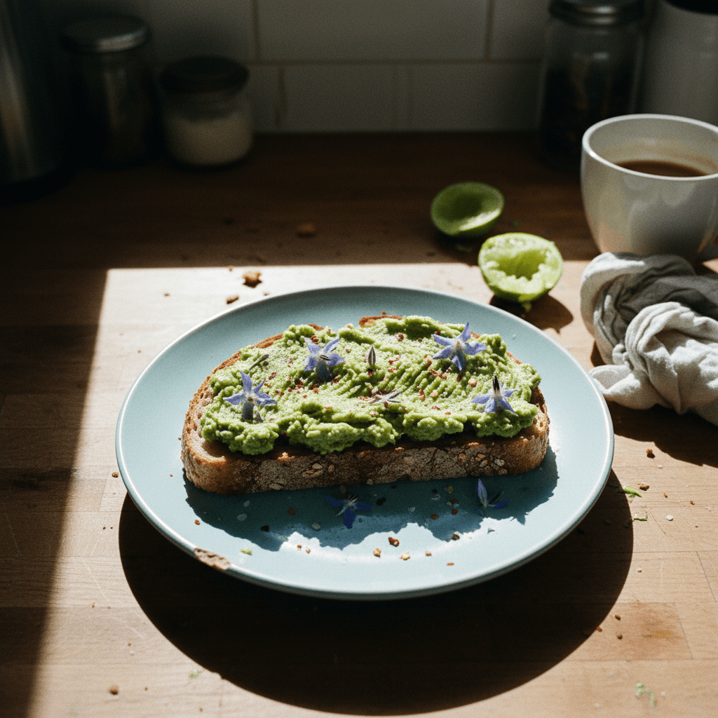 Whole Grain Sourdough with Avocado
