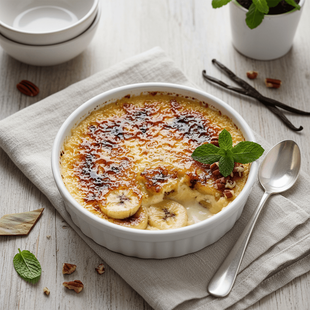 Banana Crème brûlée