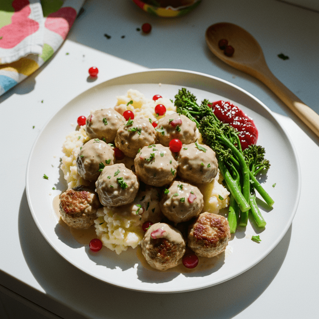 Swedish-Inspired Cranberry Meatballs
