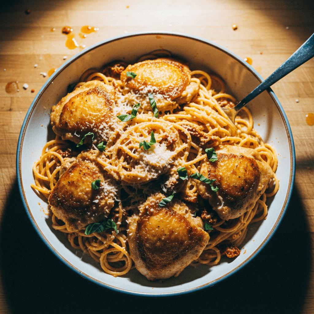Creamy Sun-Dried Tomato Pasta