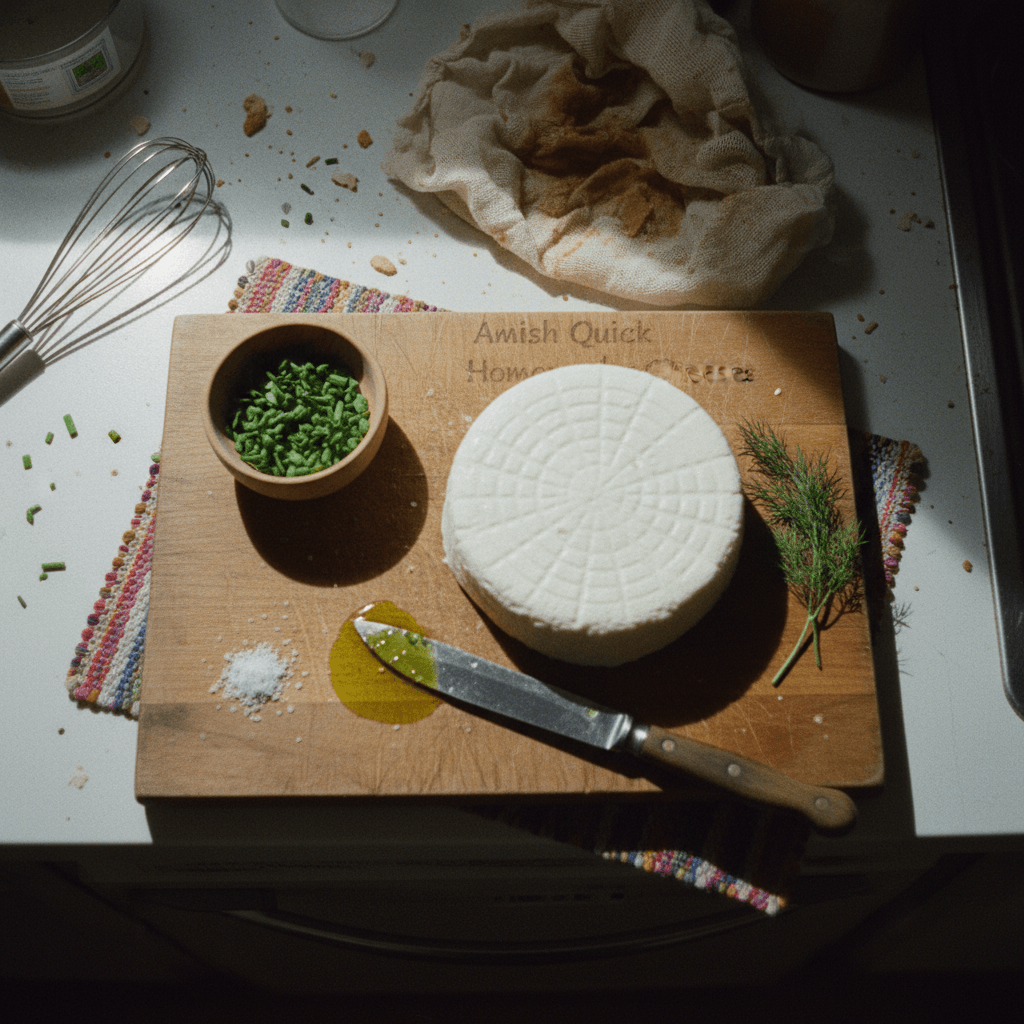 Amish Quick Homemade Cheese