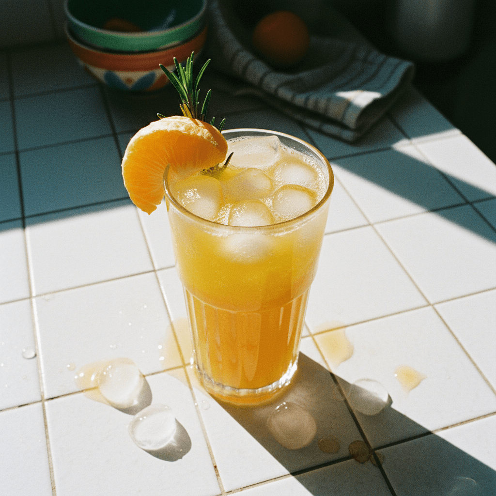 Tangerine Fizz Mocktail
