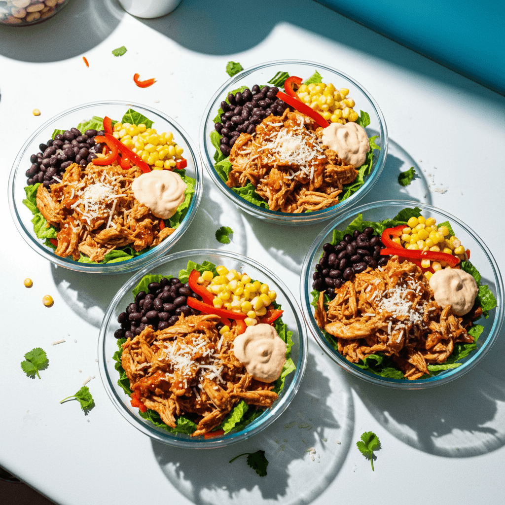 Pulled Chipotle Chicken Salad