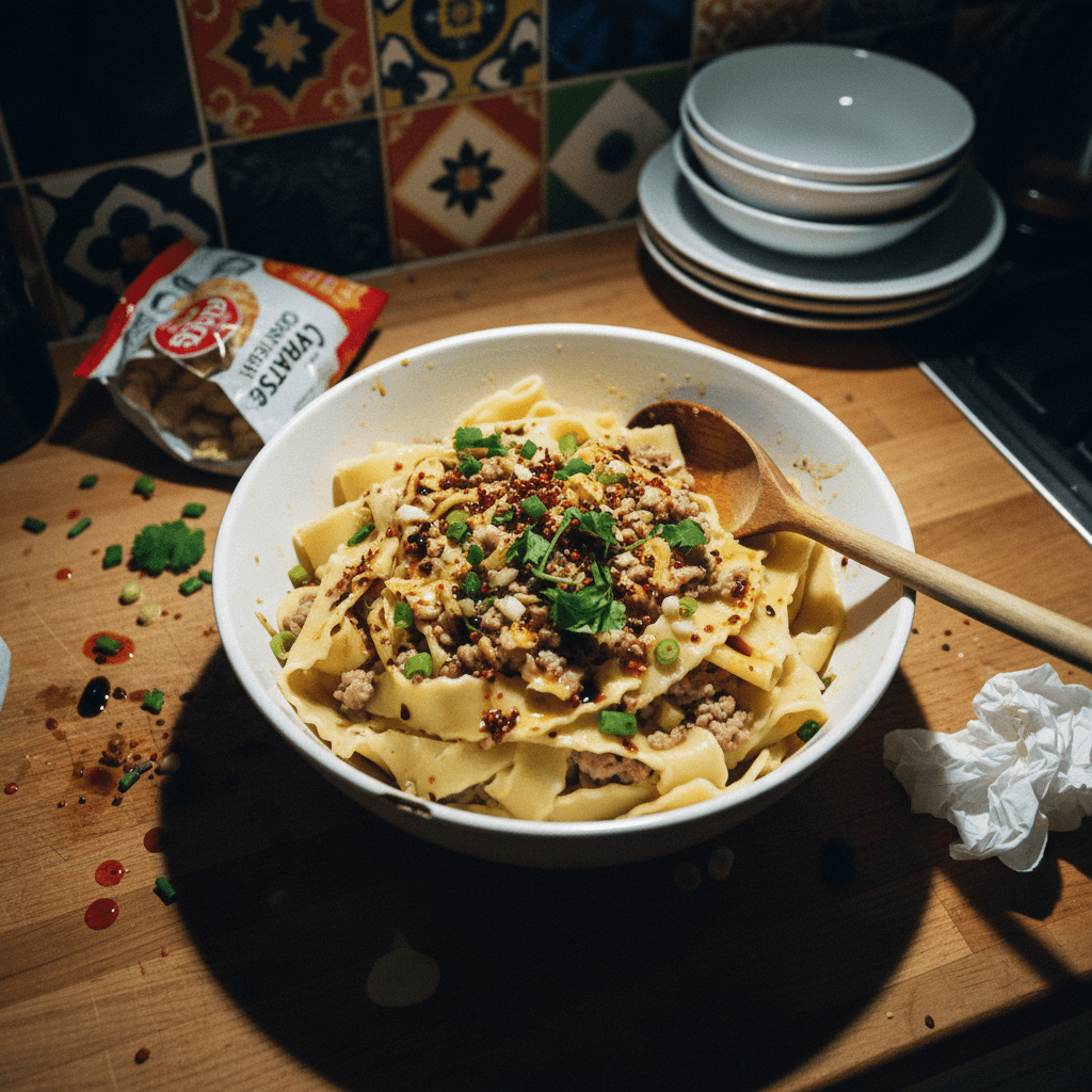 Soup Dumpling Lasagna Bowl