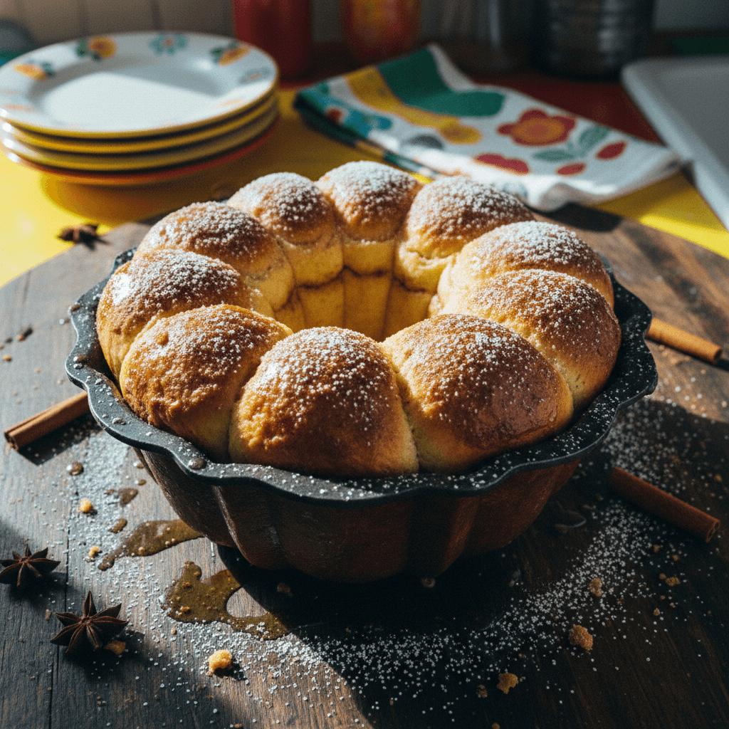 4-Ingredient Cinnamon Pull Apart Bread