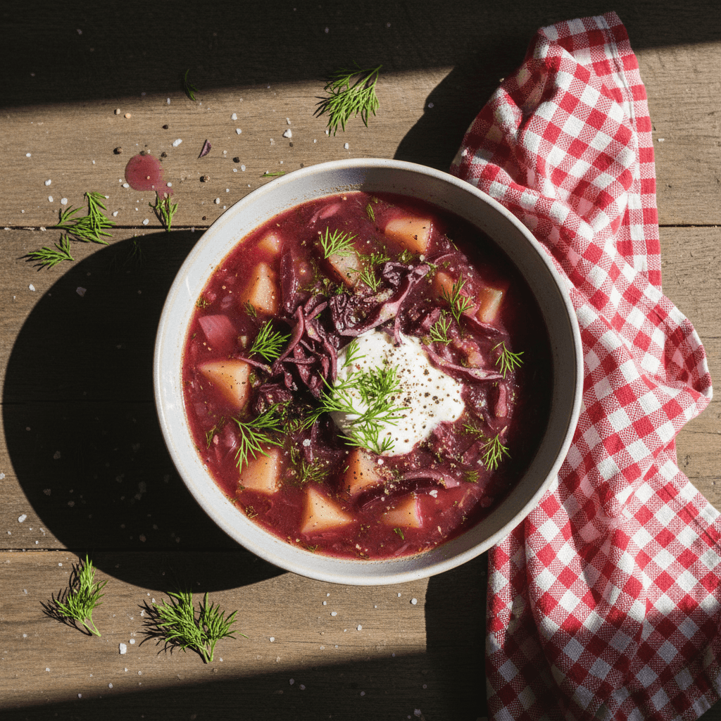 Dill Potato and Cabbage Broth