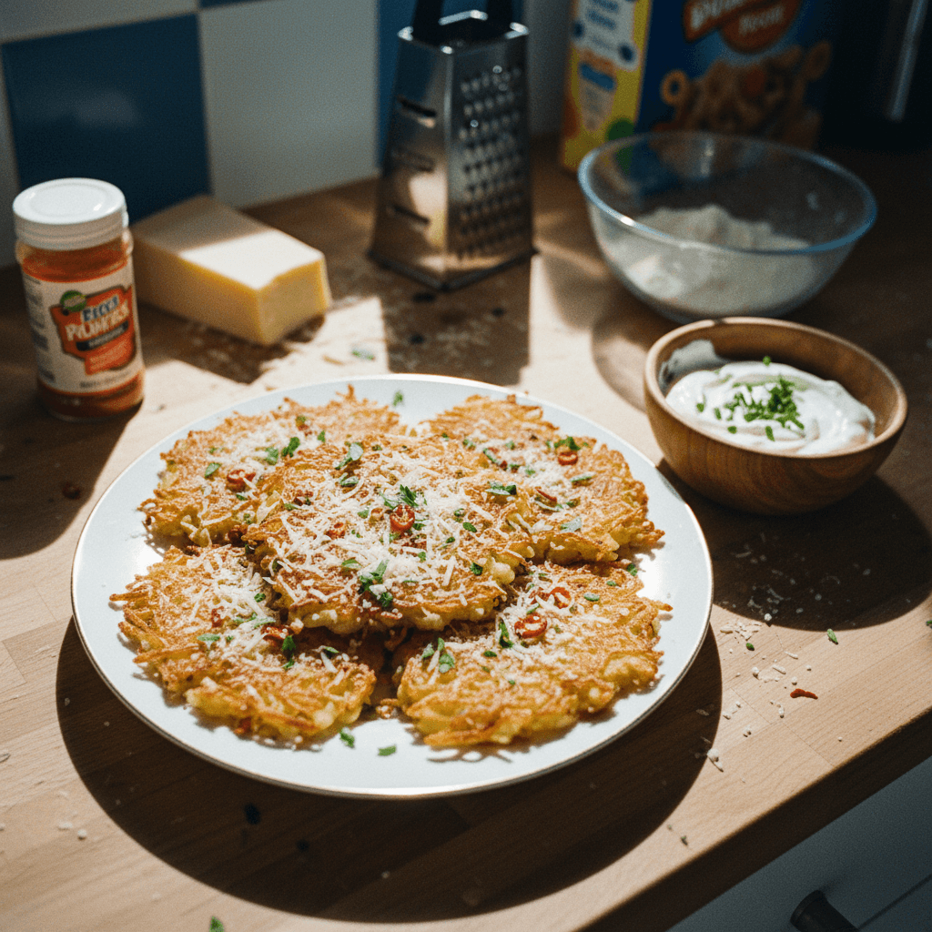 Crispy Parmesan Hash Browns
