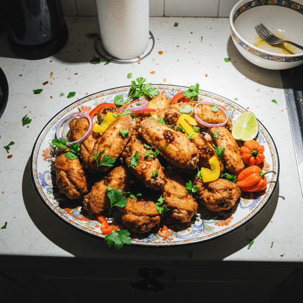 Tasso Kodenn (Haitian Fried Turkey Wings)