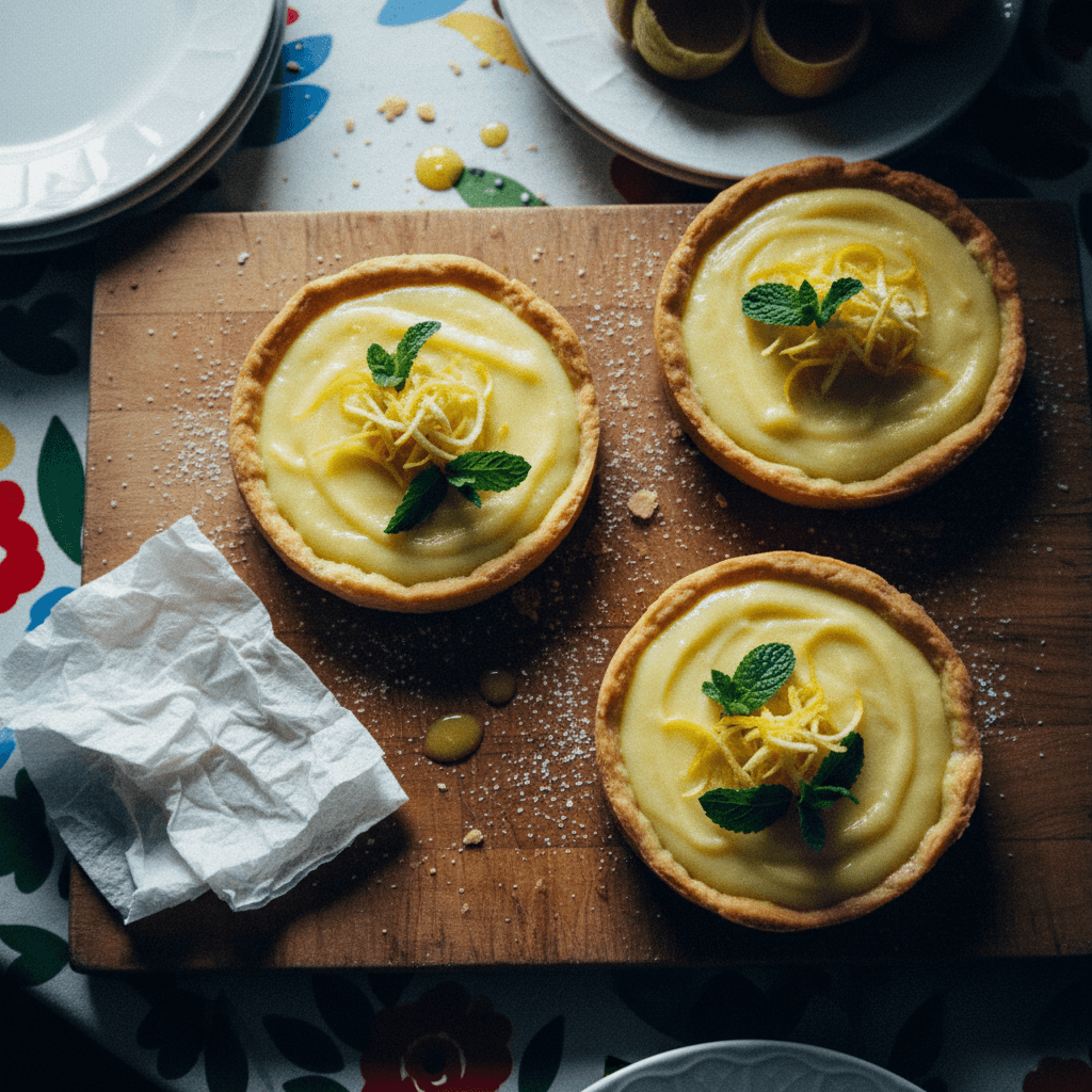 Creamy Lemon Curd Tarts