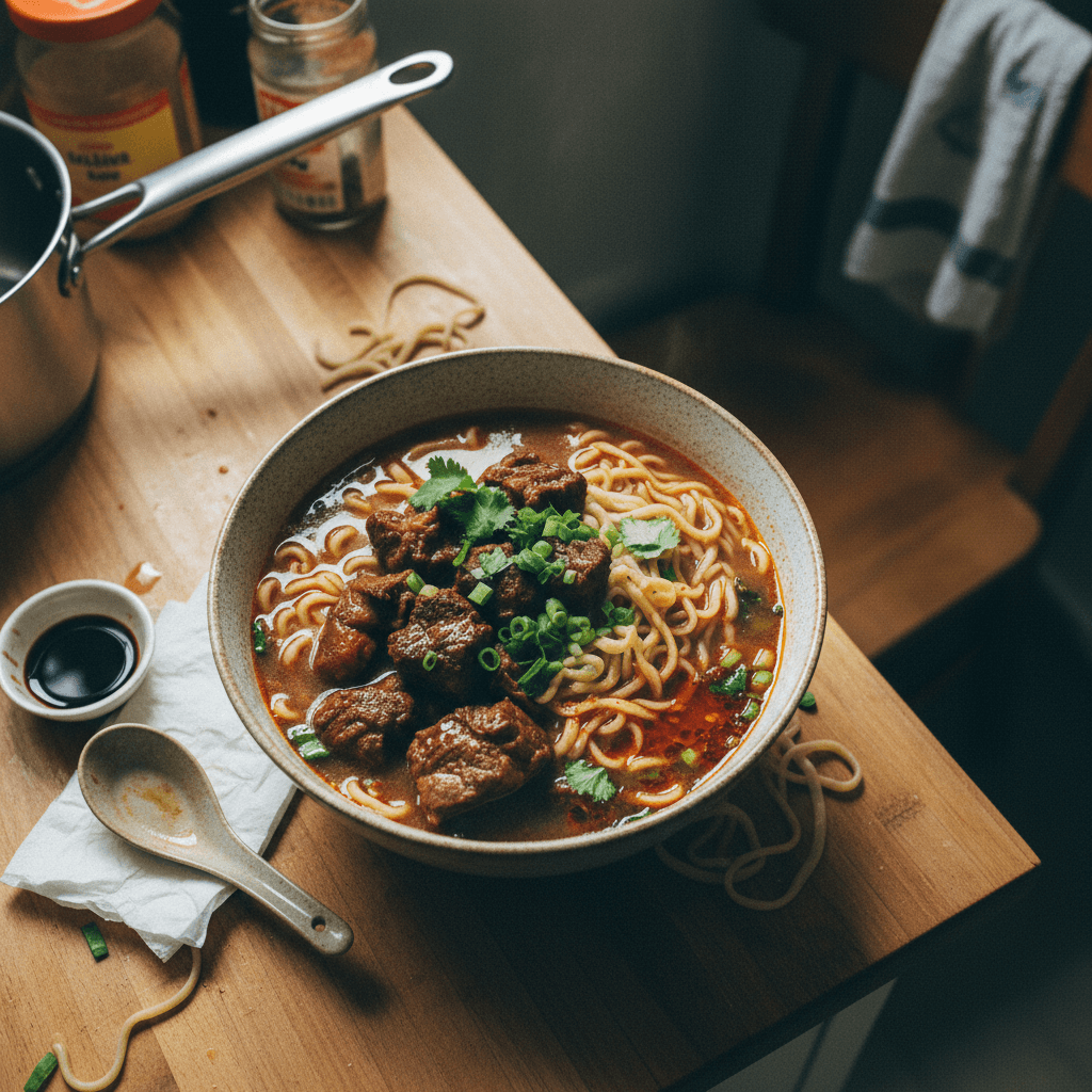 Taiwanese Beef Noodle Soup