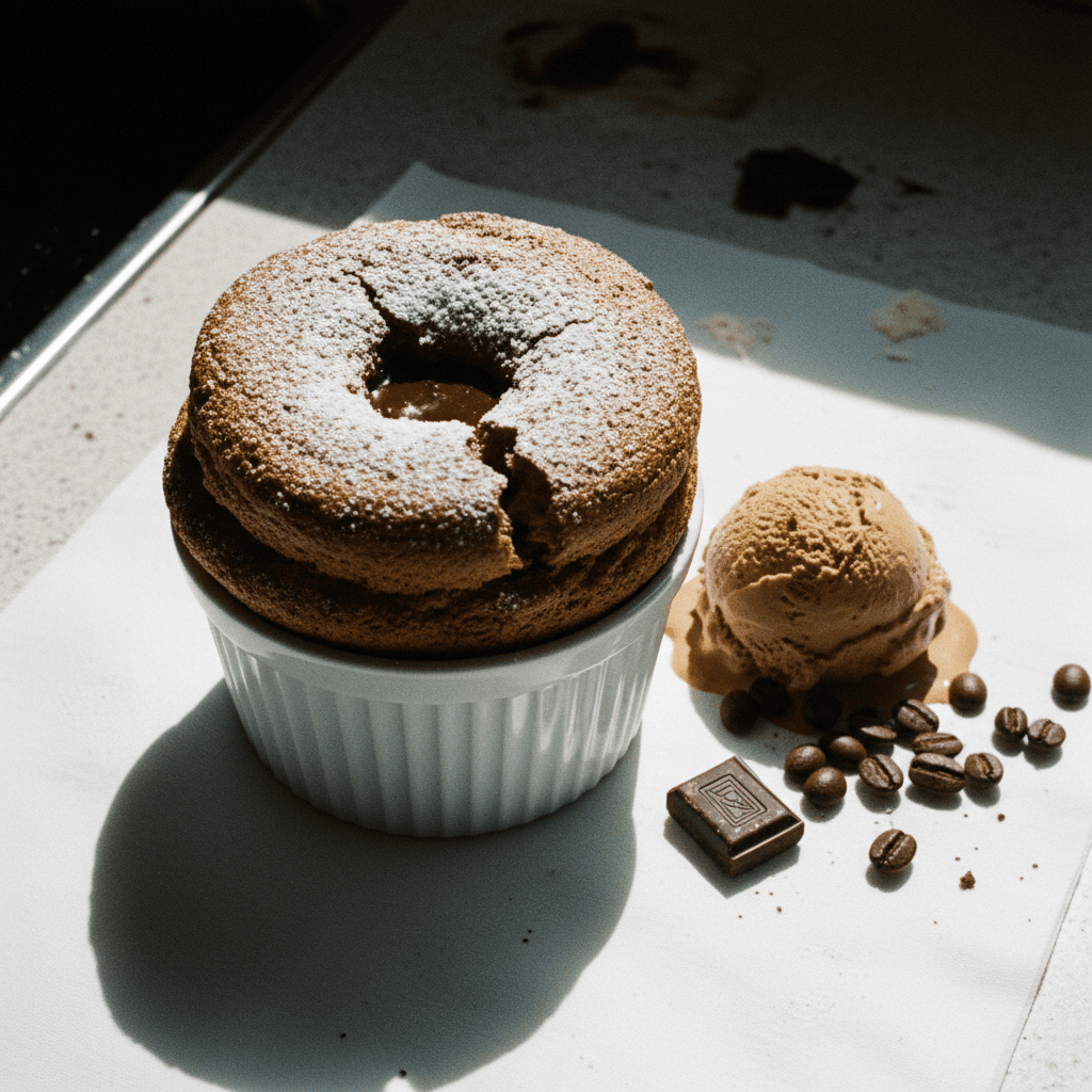 Robuchon's Chocolate Soufflé