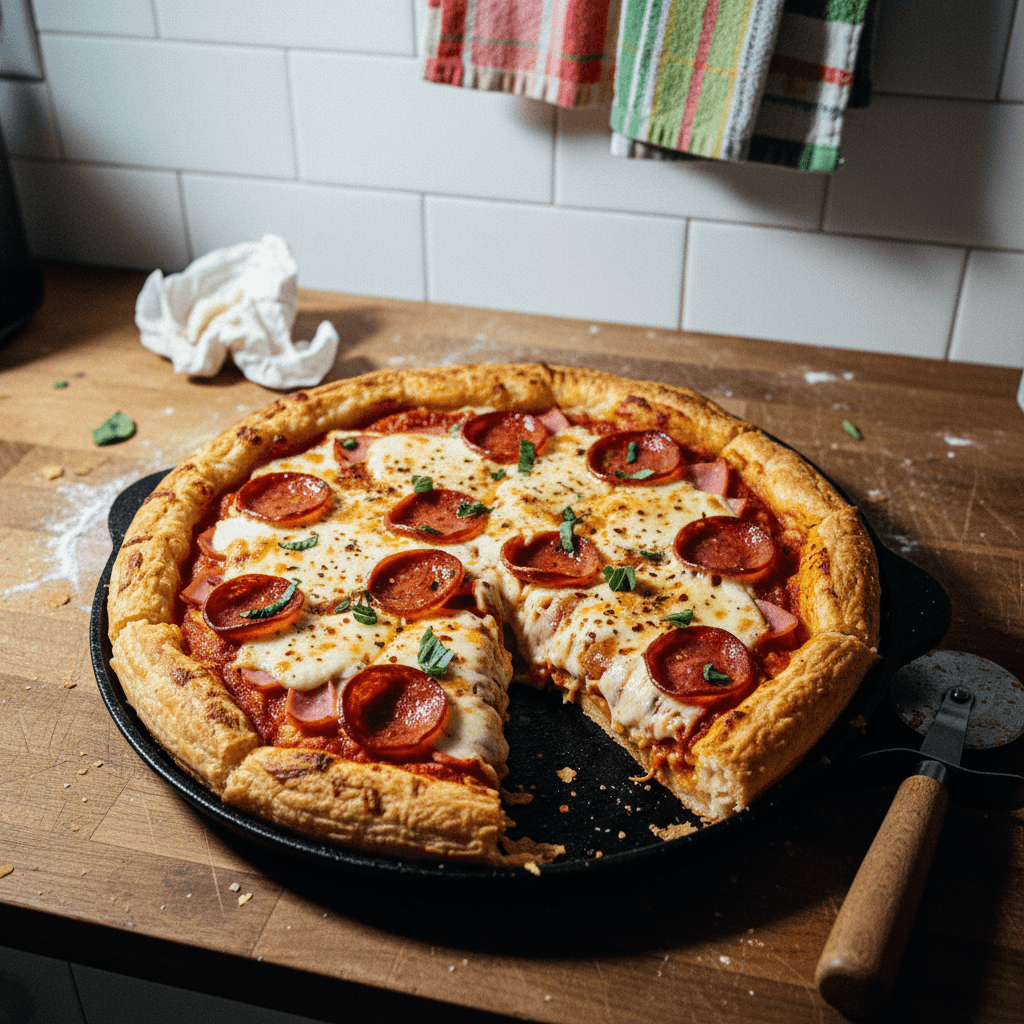 Pizza Chicago Hojaldre