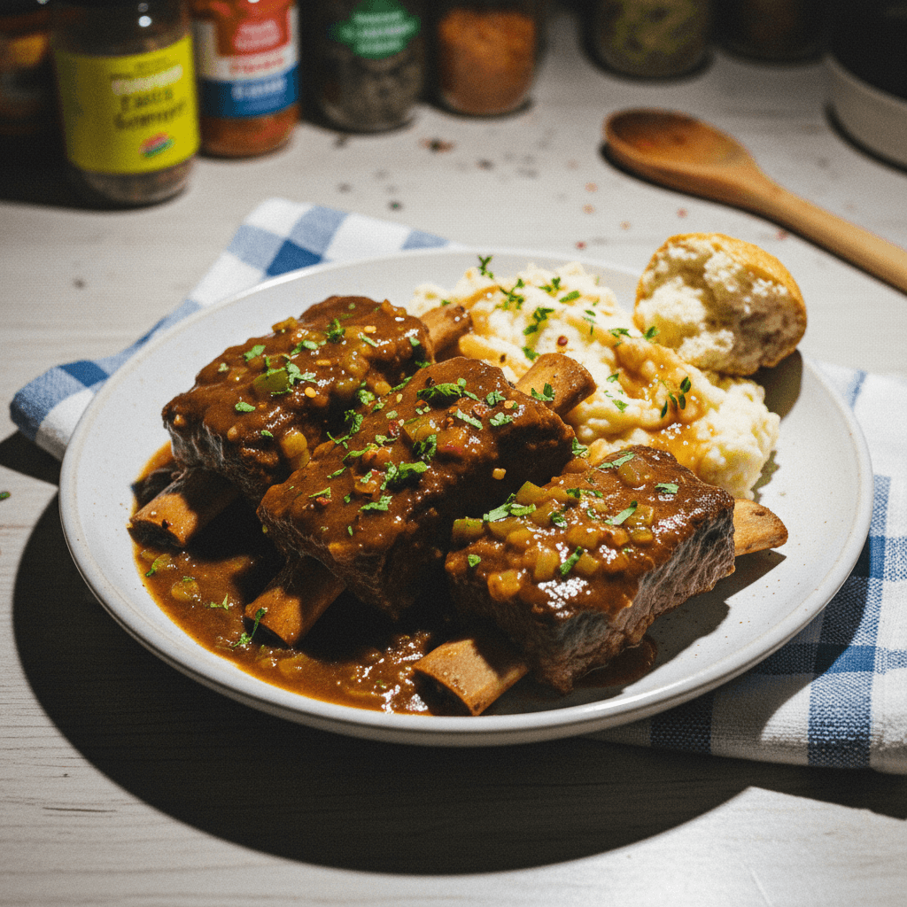 Smothered Beef Short Ribs