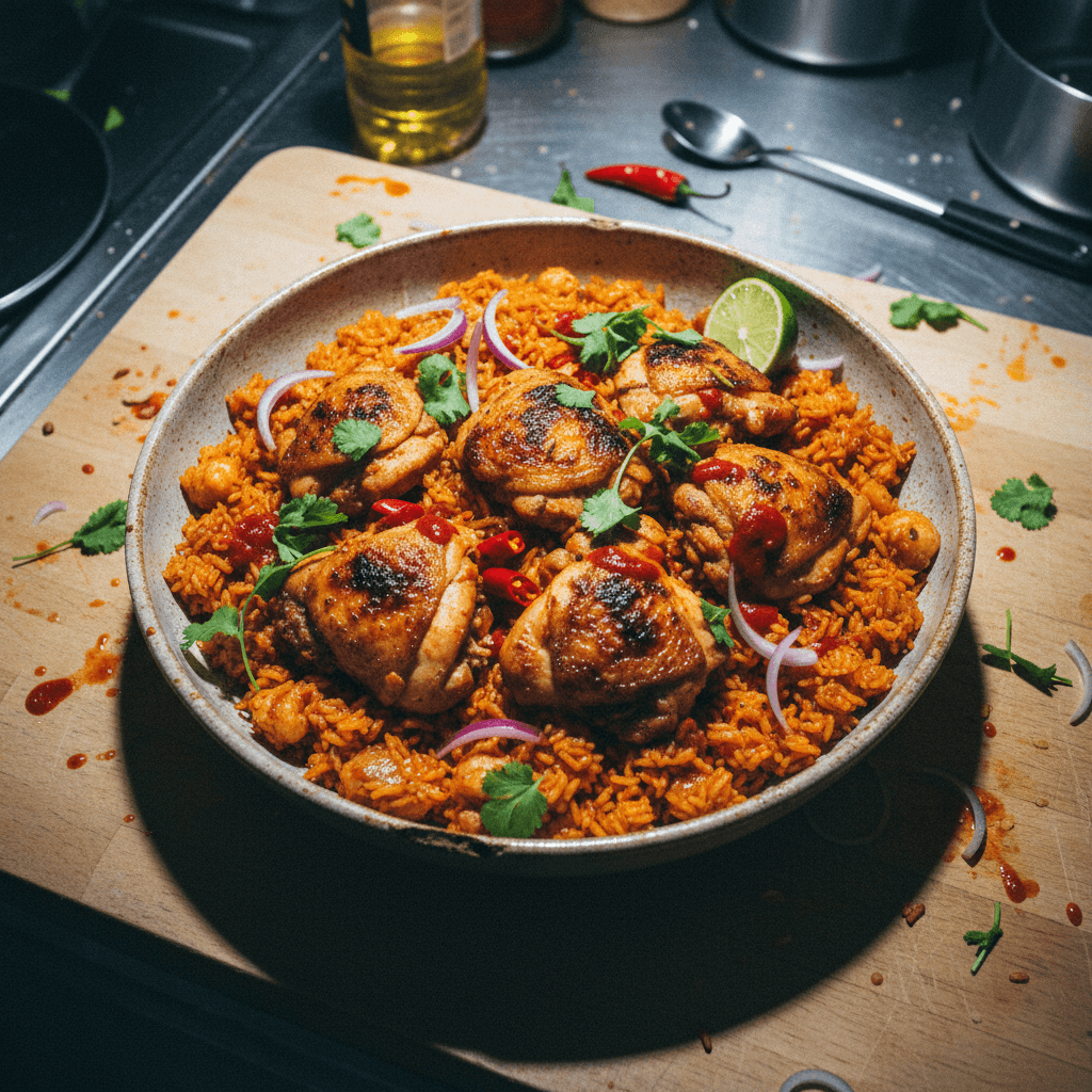 Chicken Jollof-Style Rice