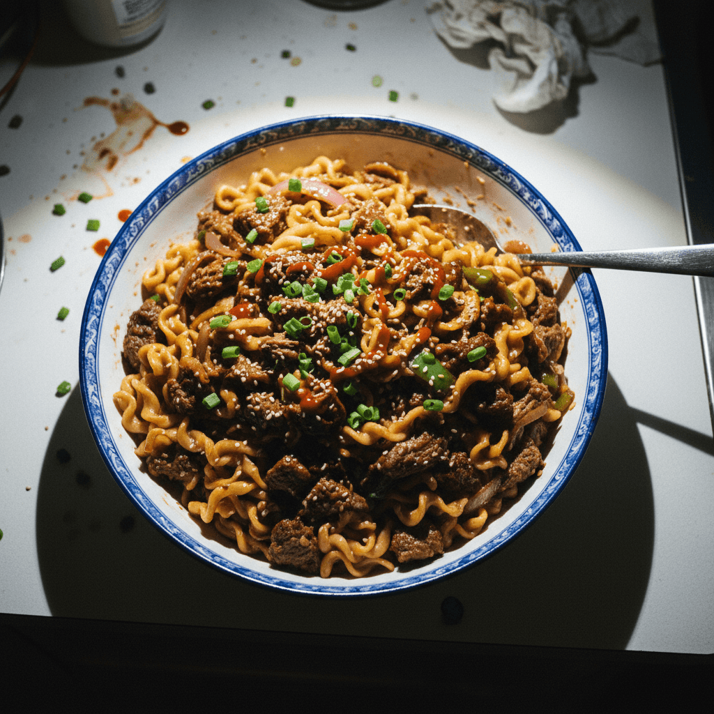 Instant Pot Beef & Noodle Stir-fry