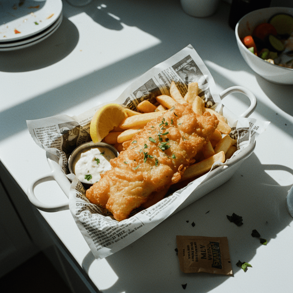 Crispy English Fish & Chips
