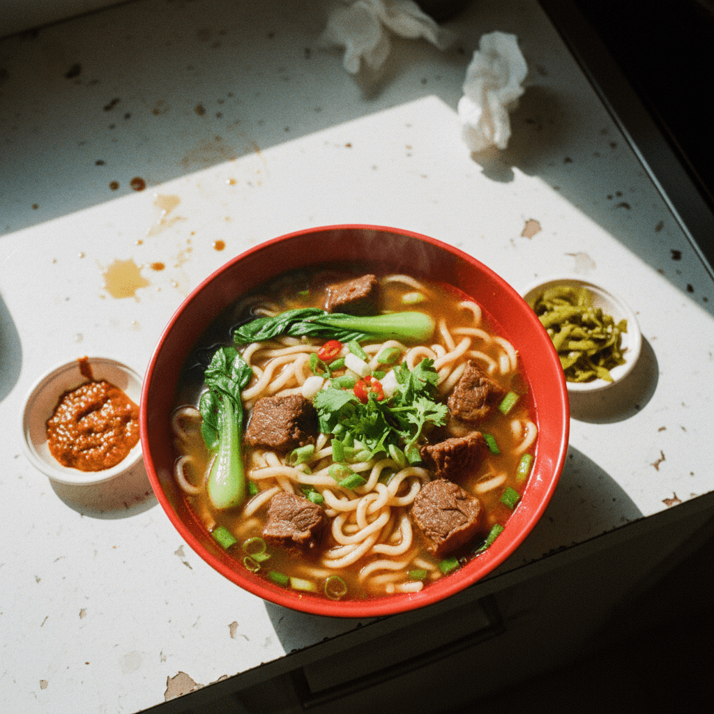 Taiwanese Beef Noodle Soup