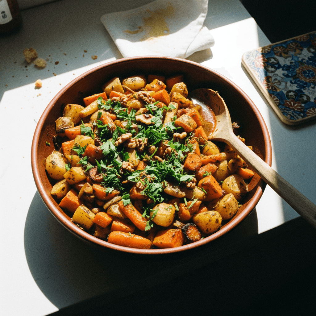 Roasted Root Vegetable Stew