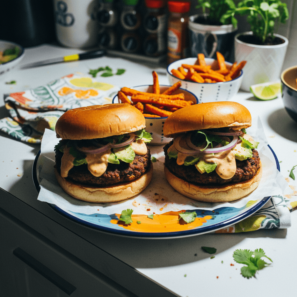 Happier Grocery Black Bean Burgers
