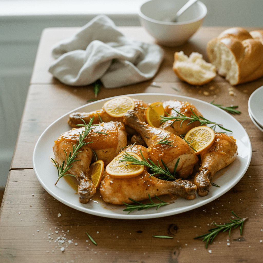 Orange & Rosemary Glazed Chicken