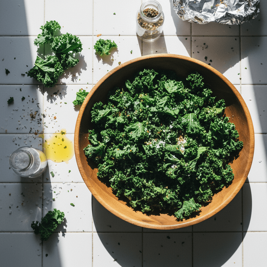Salt & Vinegar Kale Chips