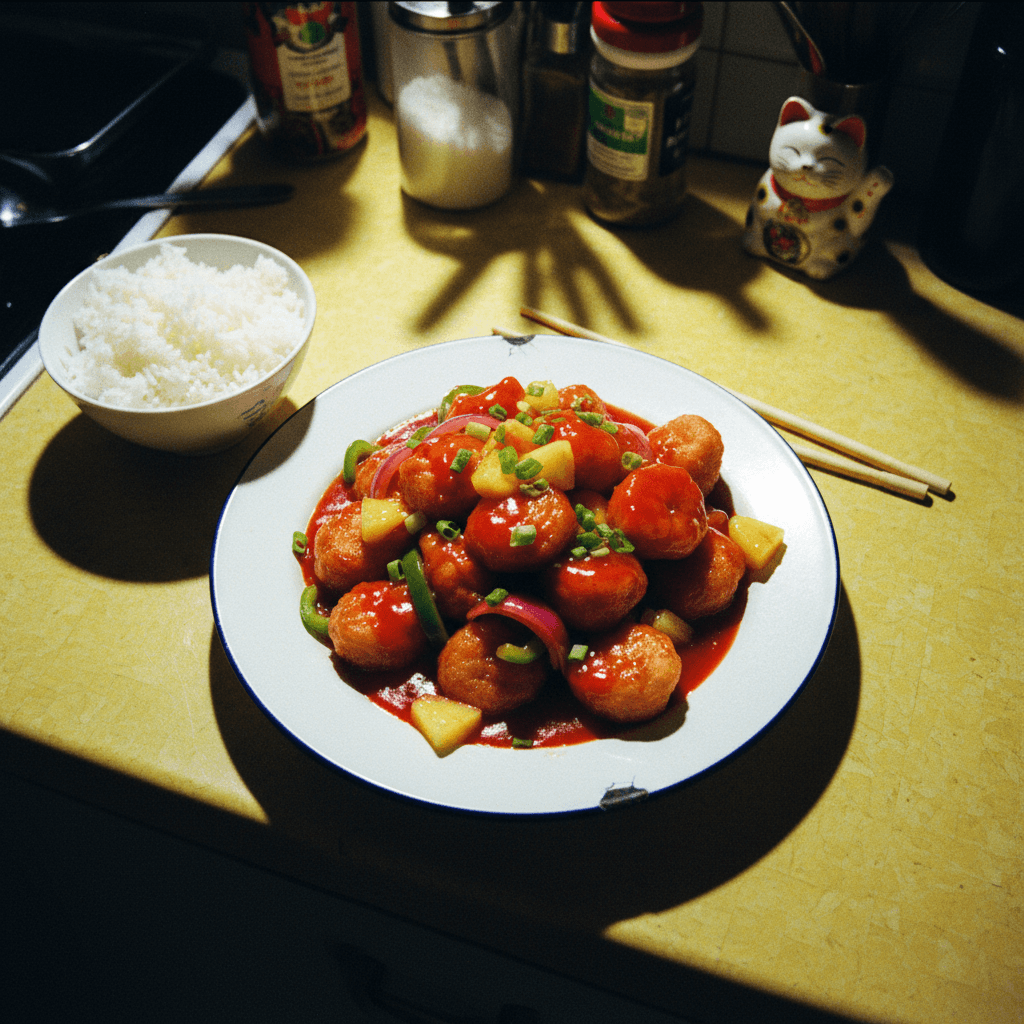Sweet and Sour King Prawn Balls
