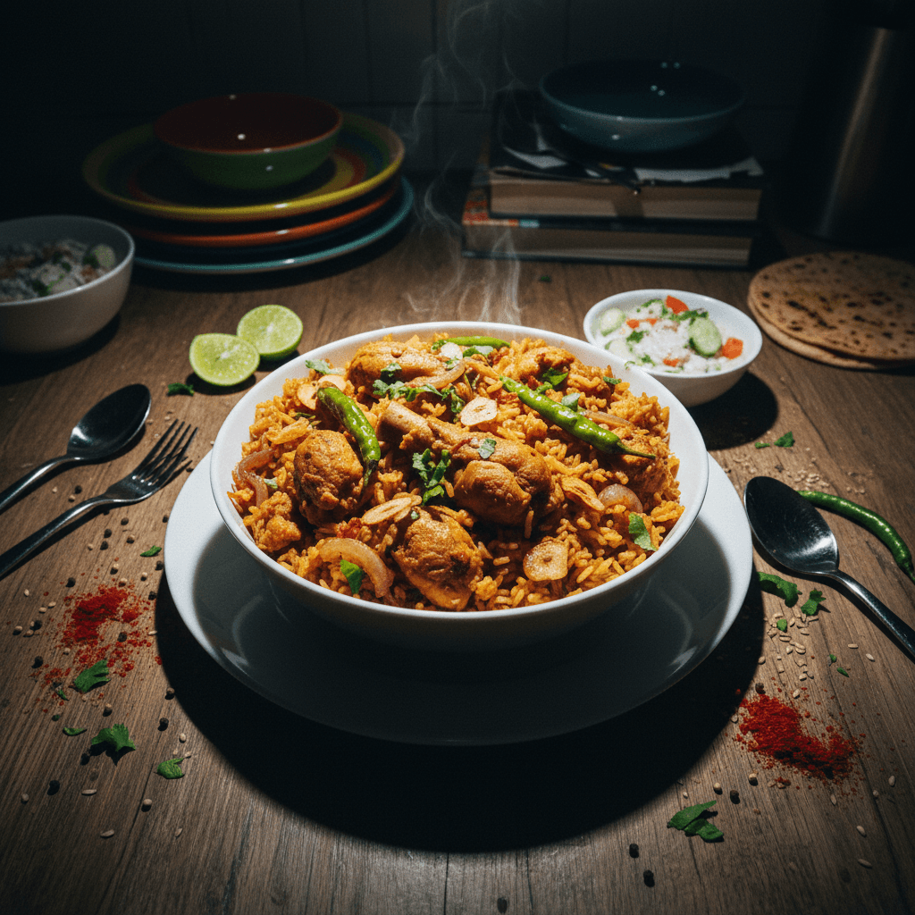 Spicy Extremely Flavorful Chicken Pulao