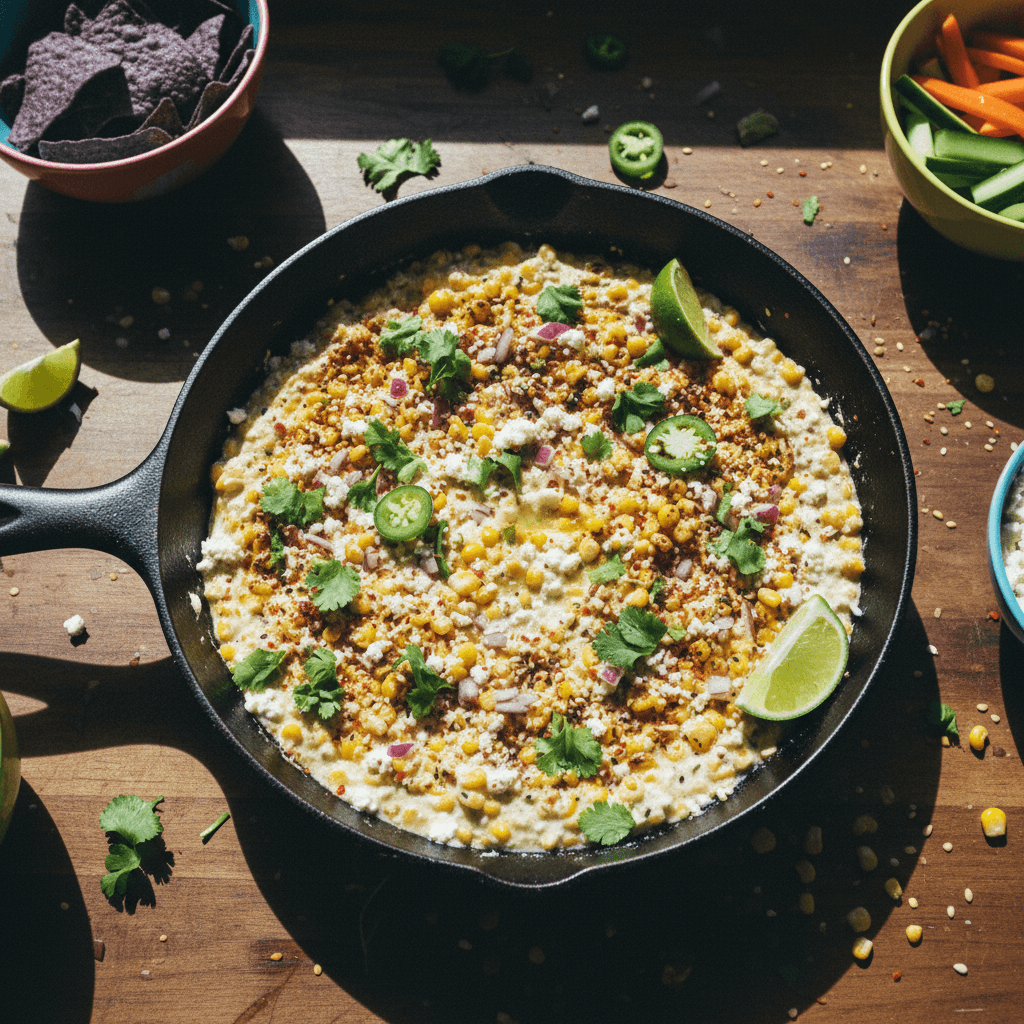 High-Protein Summer Street Corn Dip