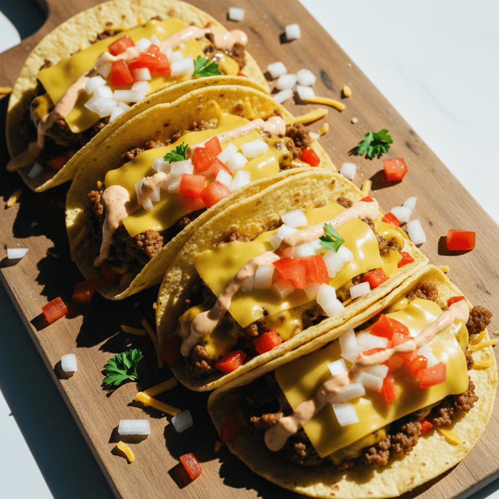Cheeseburger Tacos