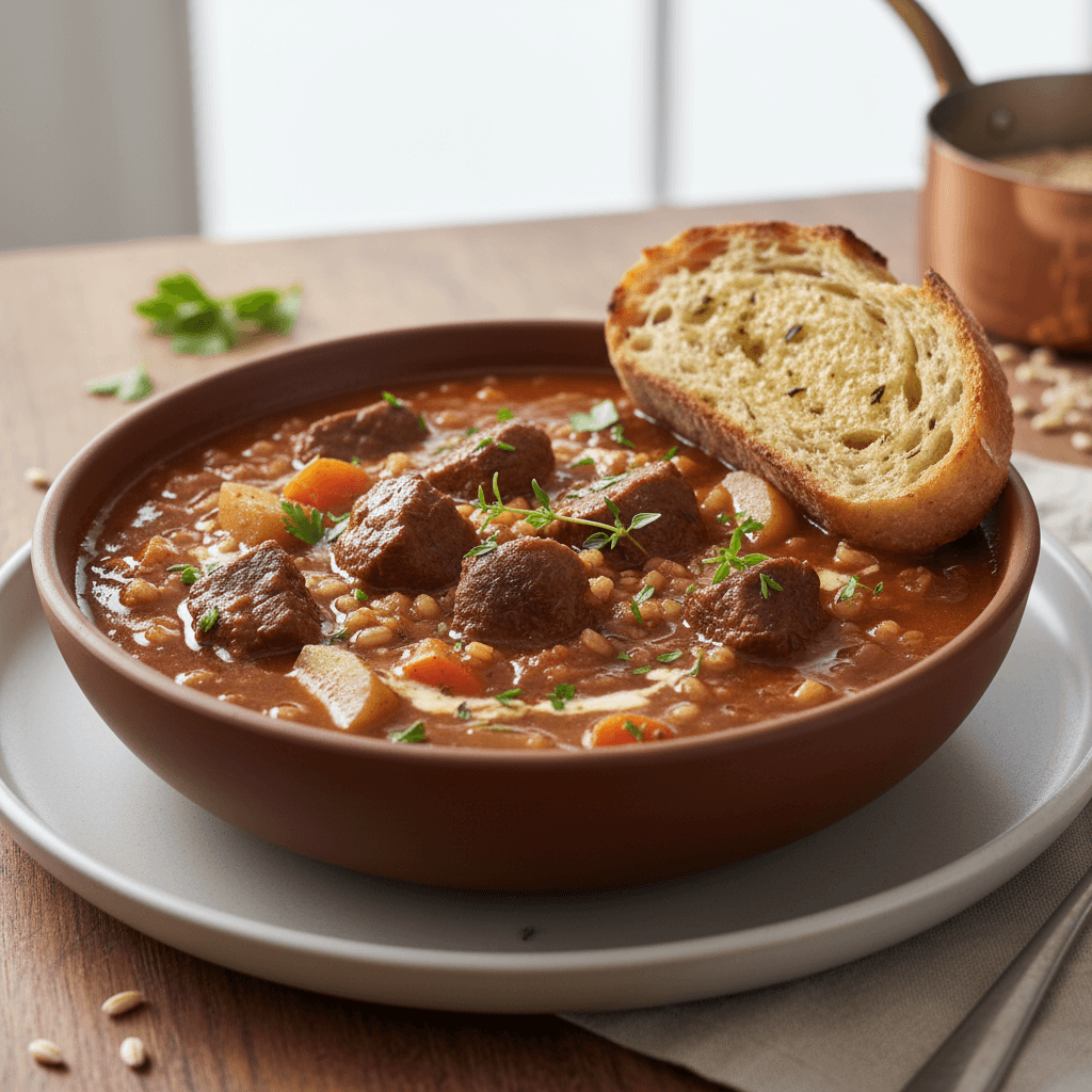 Hearty Beef and Barley Stew