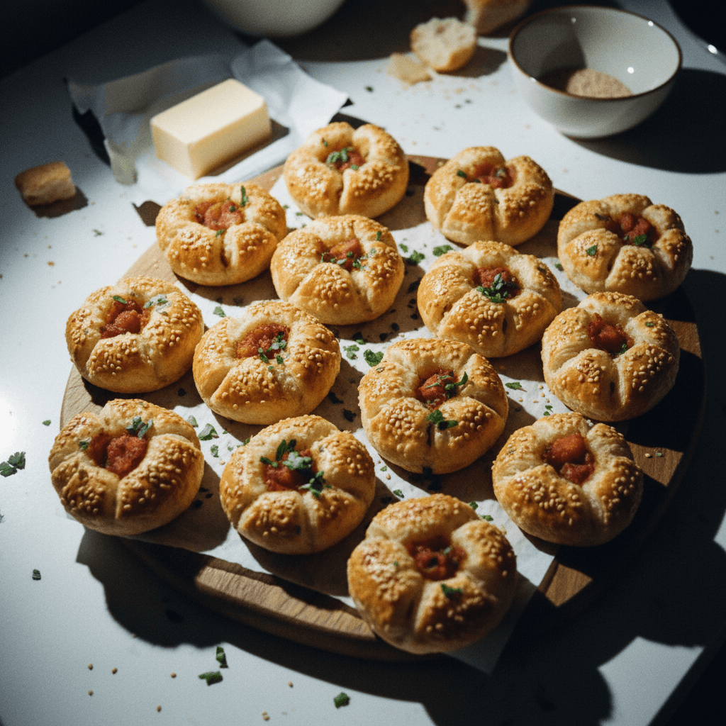 Flowered Puff Pastry