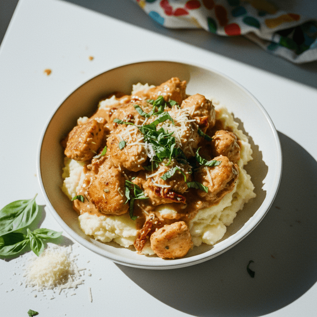 High Protein Marry Me Chicken Bites!