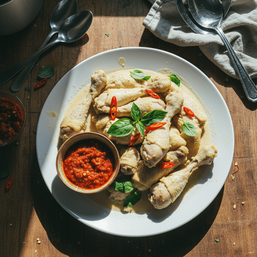 Ayam Pop ala Pagi Sore