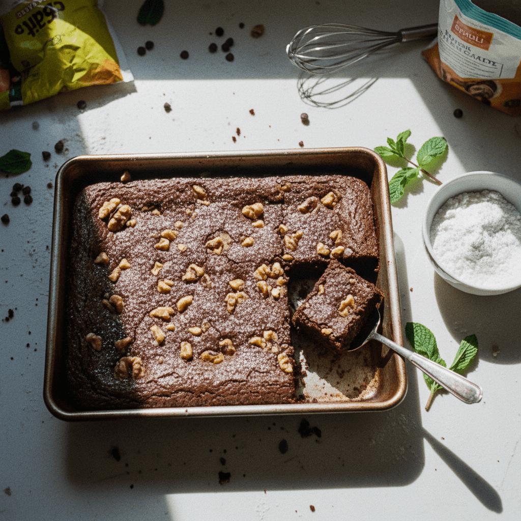 Sparkling Sugar Crust Brownies