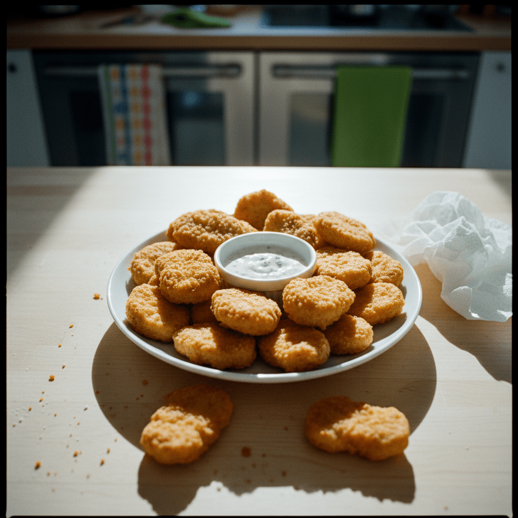McDonald's Style Homemade Chicken Nuggets