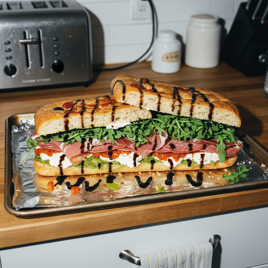 Trader Joe's Viral Focaccia Sandwich (Trin's Way)