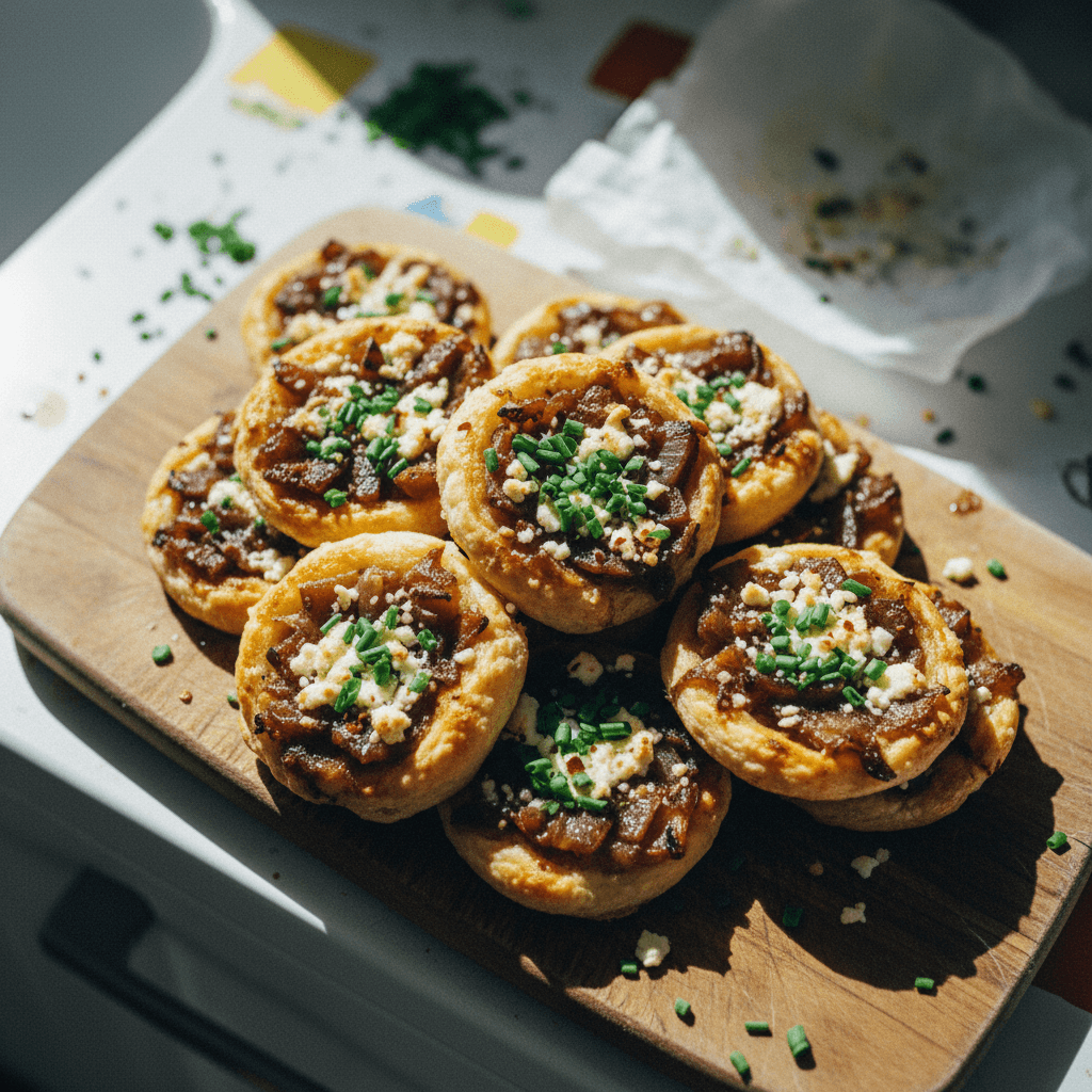 Caramelized Onion Feta Bites