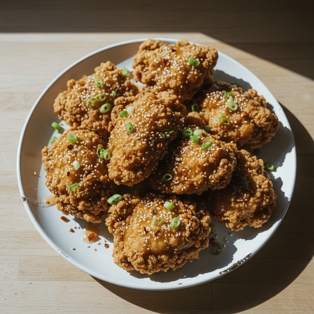 Crispy Honey Butter Fried Chicken