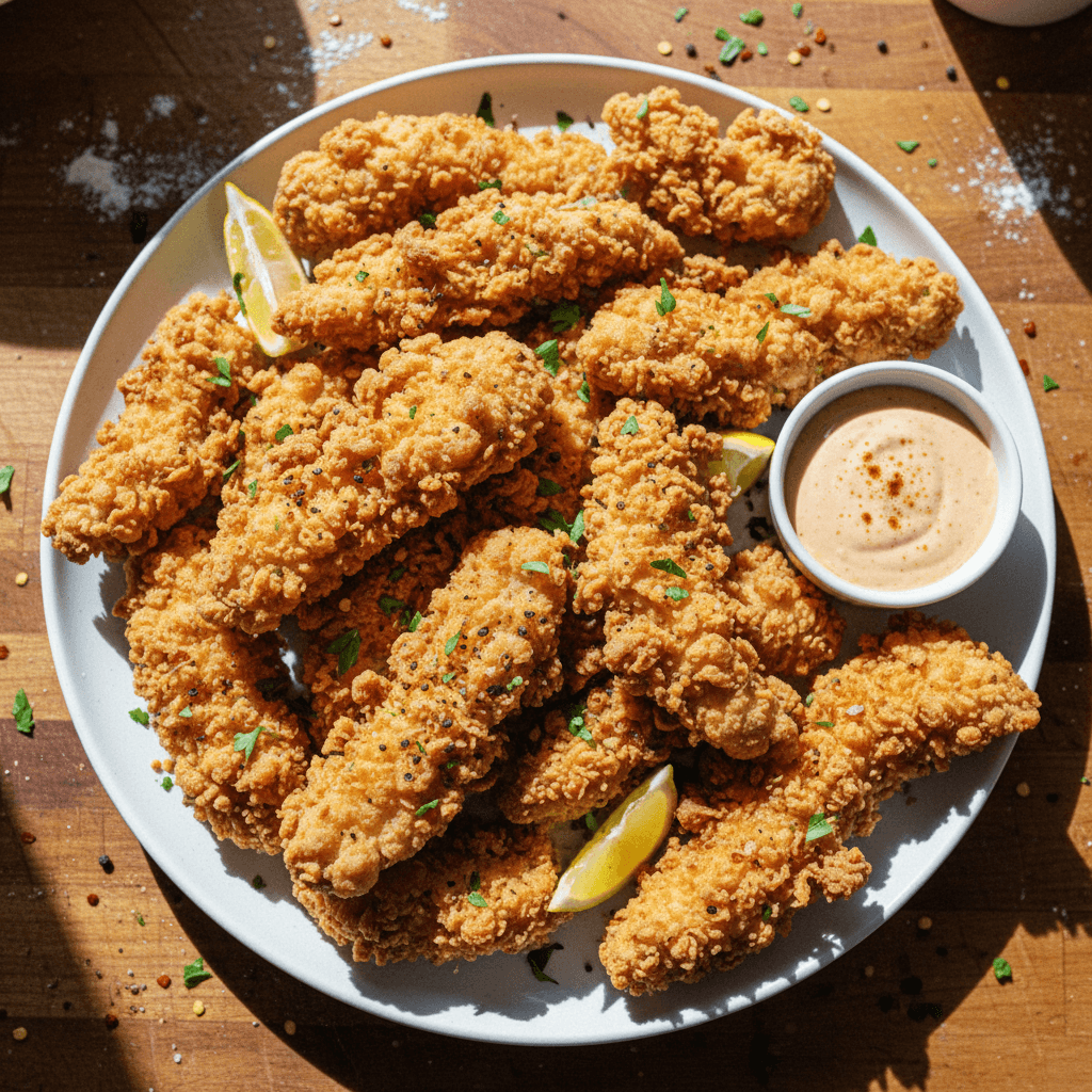 Crispy Double-Fried Chicken Tenders