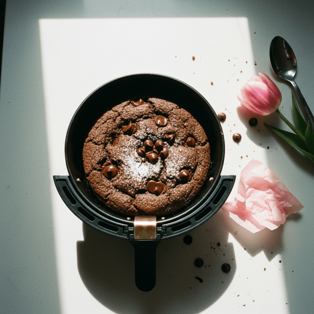 Double Chocolate Air Fryer Cookie