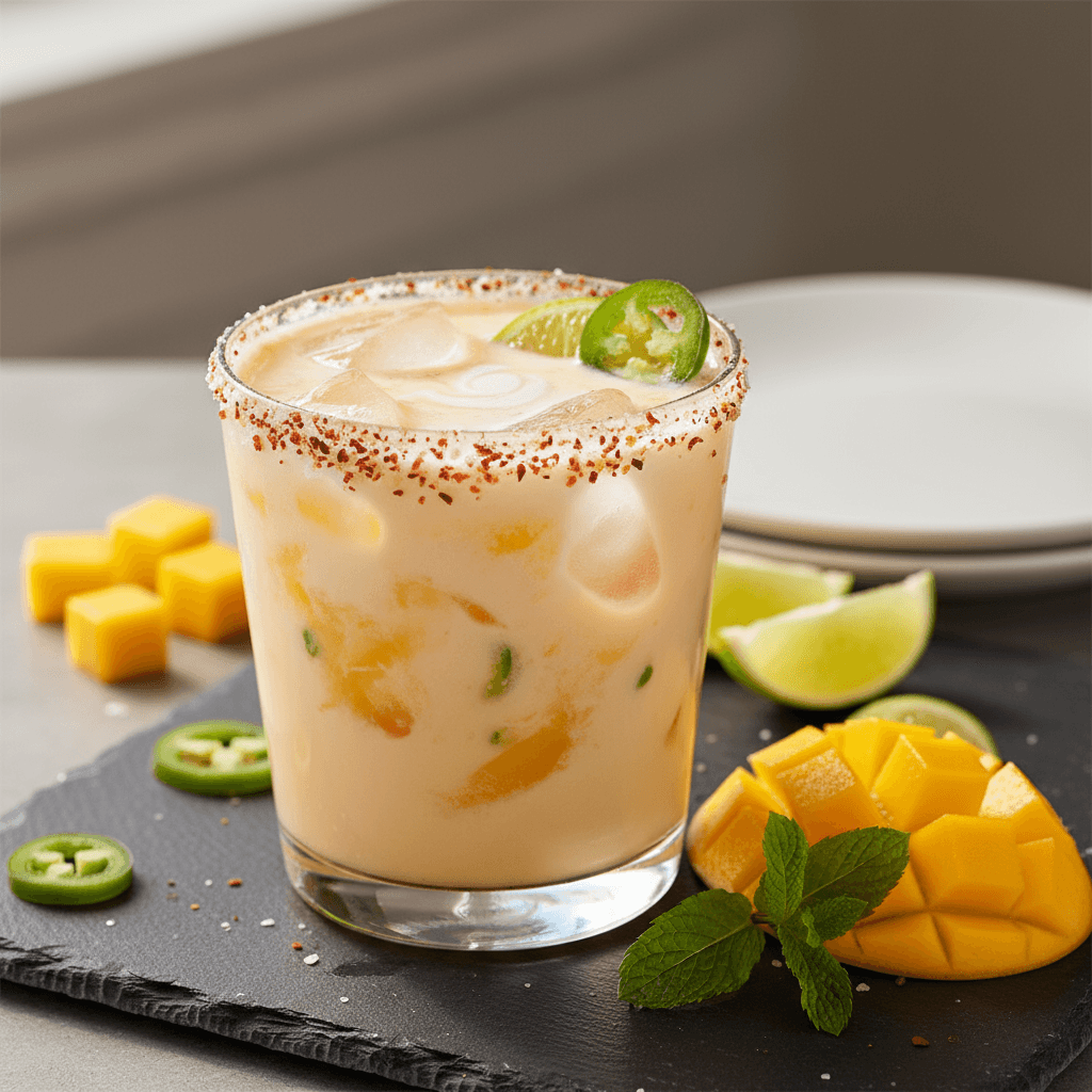 Spicy Mango Coconut Margarita